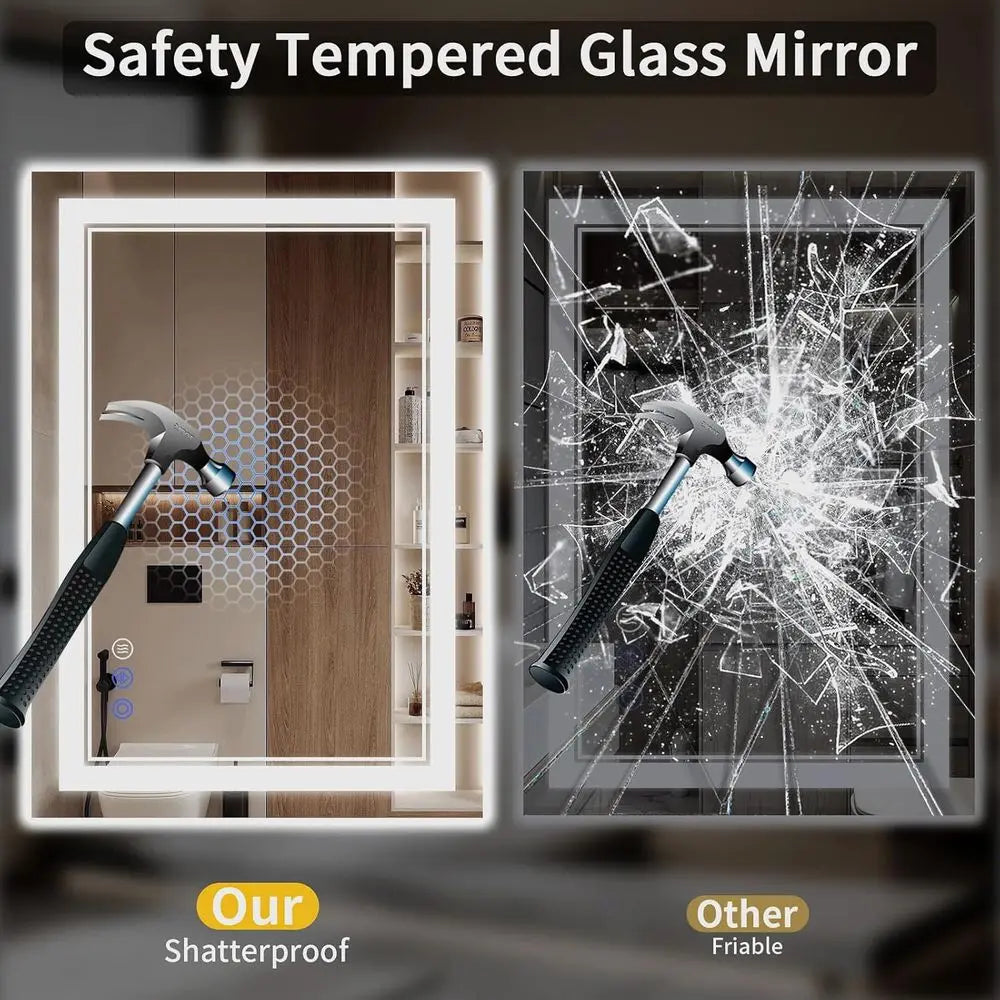 Teruma Lumina 40" Smart LED Mirror - Dual-Lit, Anti-Fog & Dimmable